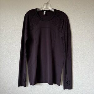 Lululemon Lightweight Floral Brocade Top size 10